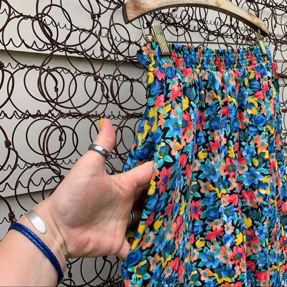 Vintage 90s Connections floral lounge pants MEDIUM - Picture 2 of 5